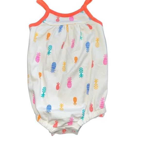 Girls outfit 3-6 months outfit pineapple print - Picture 1 of 1